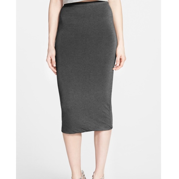 🎉HP🎉 NWT Leith Double Layered Midi Tube Skirt - Picture 1 of 7